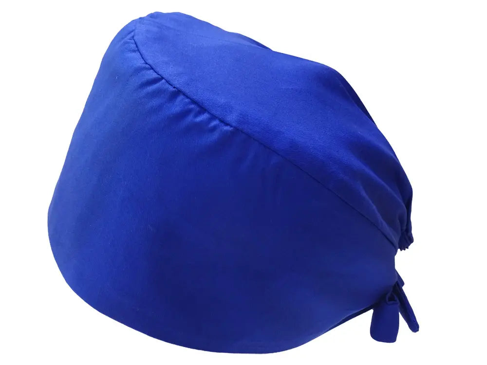 Cotton Scrub Cap - Calot de Bloc - Gorro Quirofano - Cuffia Chirurgica - Royal Blue