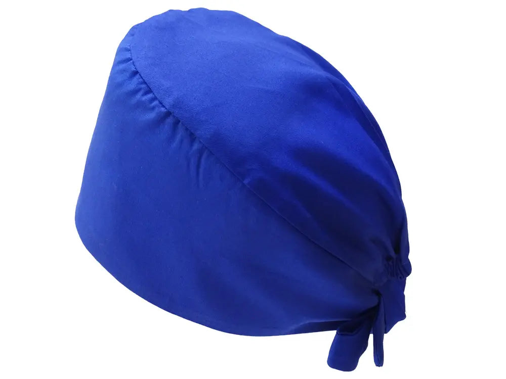 Cotton Scrub Cap - Calot de Bloc - Gorro Quirofano - Cuffia Chirurgica - Royal Blue