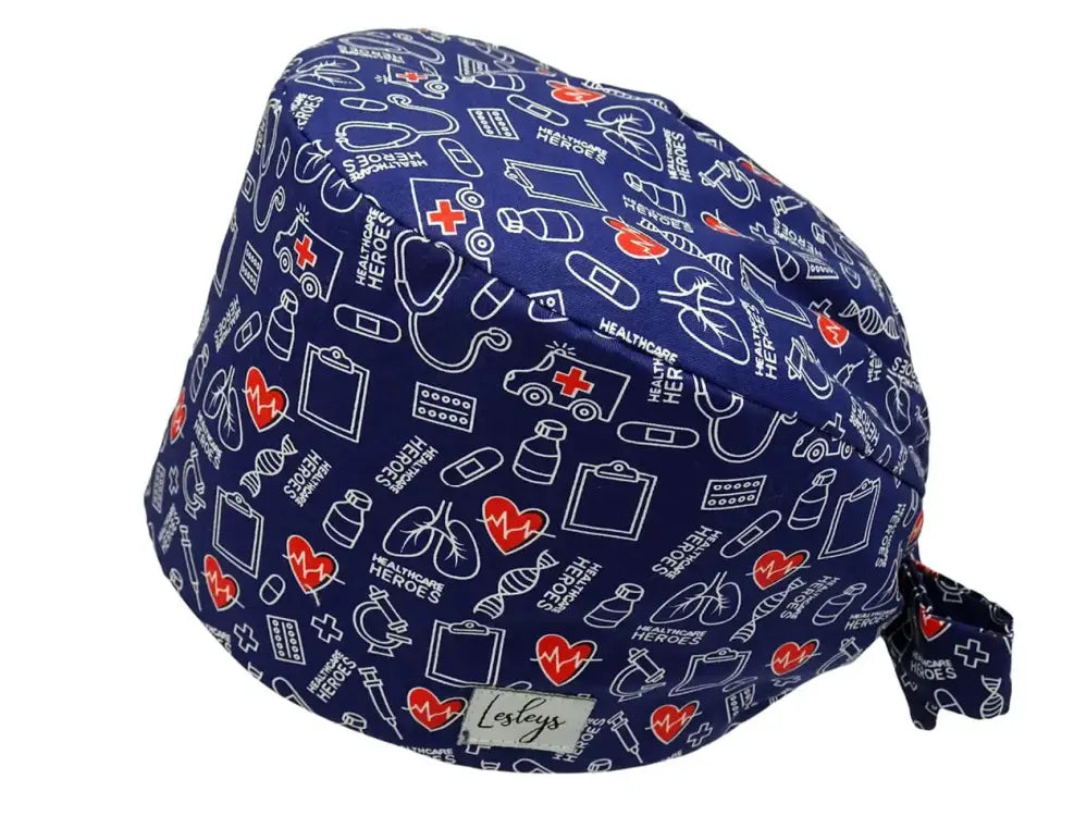 Cotton Scrub Cap - Calot de Bloc - Gorro Quirofano - Cuffia Chirurgica - Healthcare Heroes