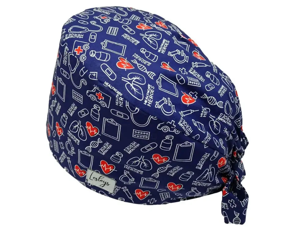 Cotton Scrub Cap - Calot de Bloc - Gorro Quirofano - Cuffia Chirurgica - Healthcare Heroes