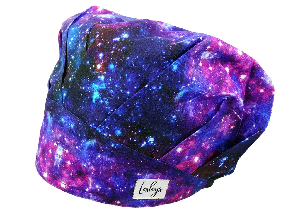 Cotton Scrub Cap - Calot de Bloc - Gorro Quirofano - Cuffia Chirurgica - Blue Space
