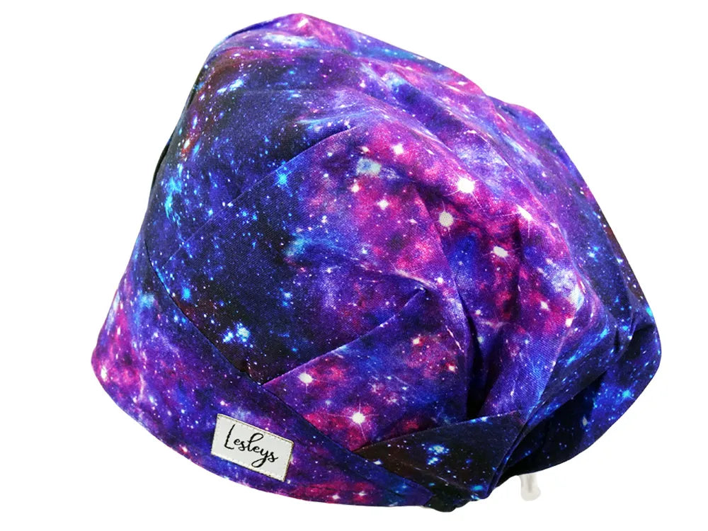 Cotton Scrub Cap - Calot de Bloc - Gorro Quirofano - Cuffia Chirurgica - Blue Space