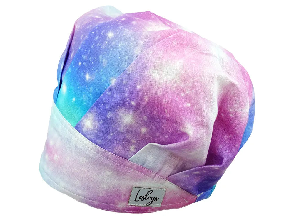 Cotton Scrub Cap - Calot de Bloc - Gorro Quirofano - Cuffia Chirurgica - Pink Space
