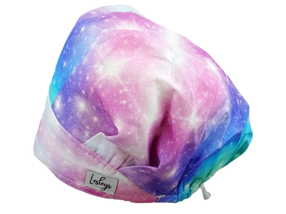 Cotton Scrub Cap - Calot de Bloc - Gorro Quirofano - Cuffia Chirurgica - Pink Space