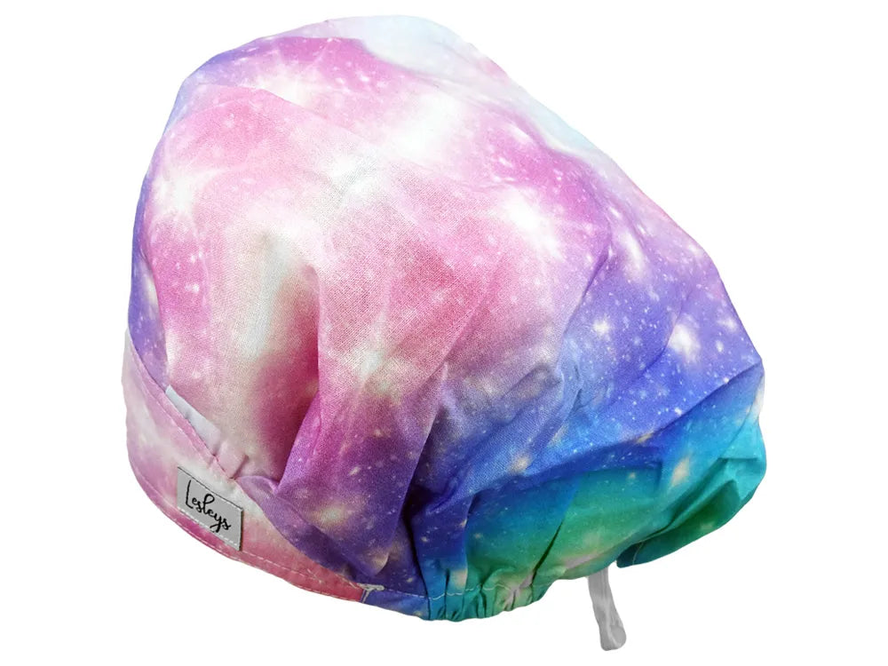 Cotton Scrub Cap - Calot de Bloc - Gorro Quirofano - Cuffia Chirurgica - Pink Space