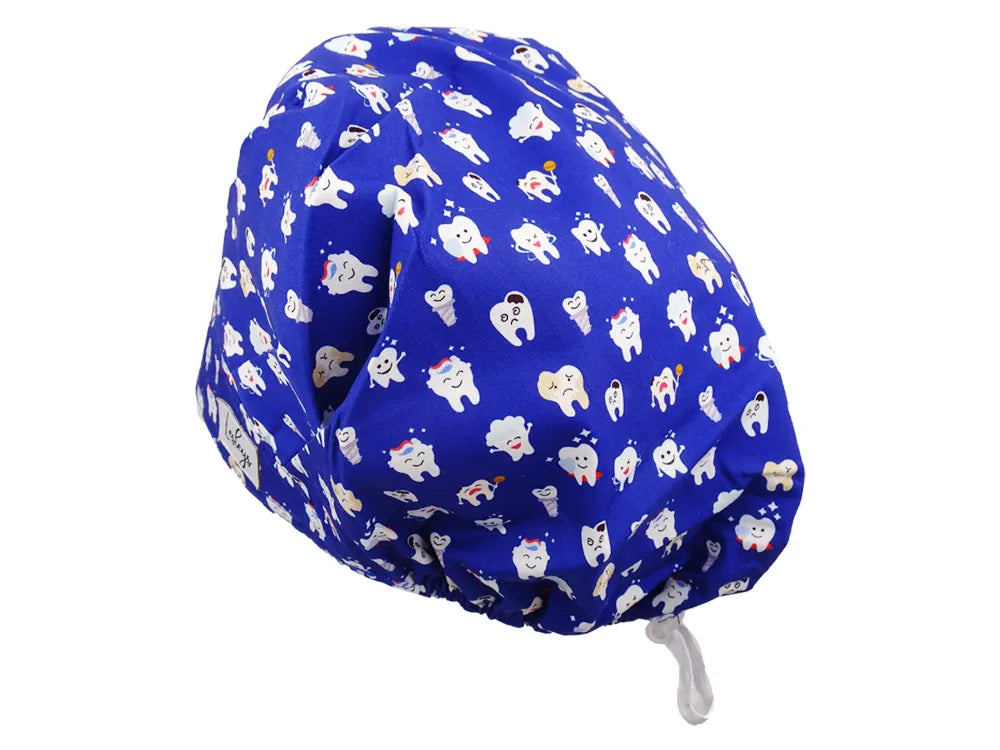 Cotton Scrub Cap - Calot de Bloc - Gorro Quirofano - Cuffia Chirurgica - Tooth Heroes
