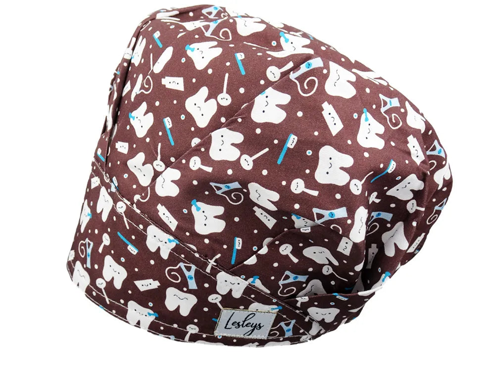 Cotton Scrub Cap - Calot de Bloc - Gorro Quirofano - Cuffia Chirurgica - Dental Care