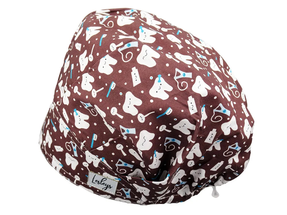 Cotton Scrub Cap - Calot de Bloc - Gorro Quirofano - Cuffia Chirurgica - Dental Care