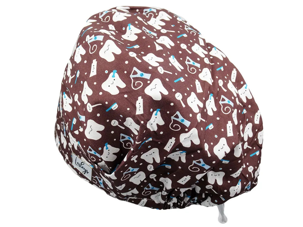 Cotton Scrub Cap - Calot de Bloc - Gorro Quirofano - Cuffia Chirurgica - Dental Care