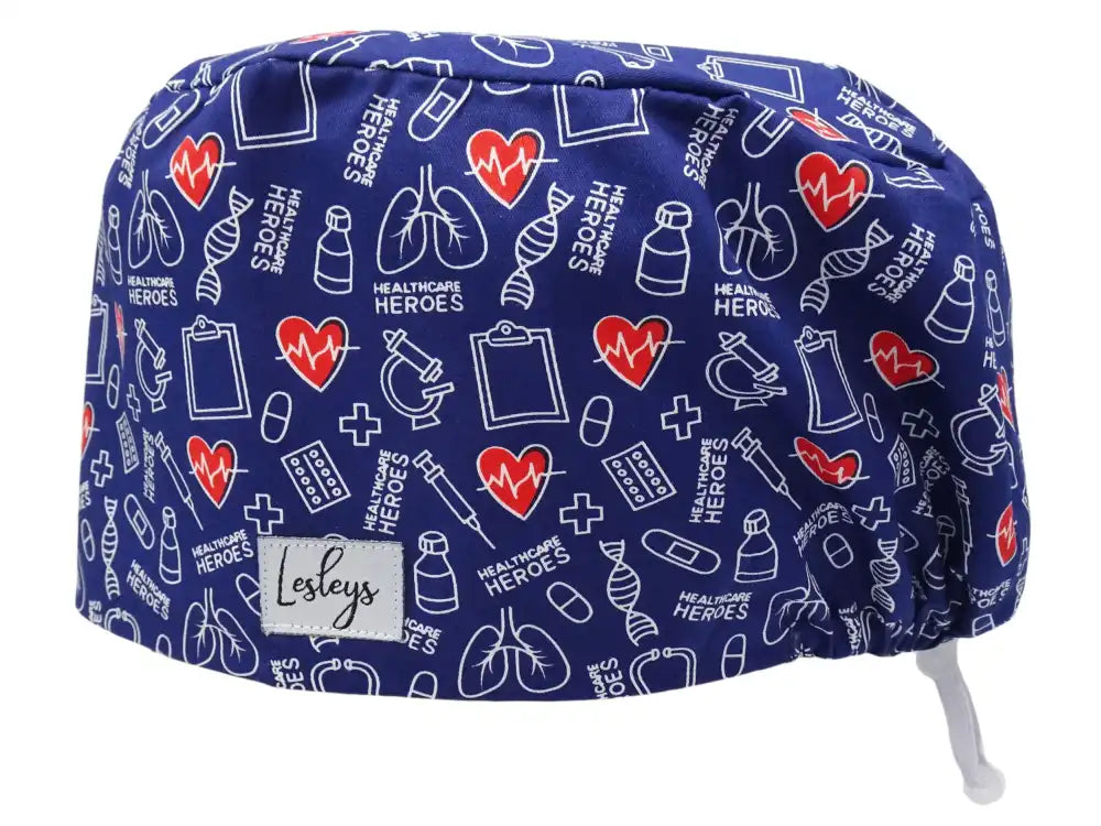 Cotton Scrub Cap - Calot de Bloc - Gorro Quirofano - Cuffia Chirurgica - Healthcare Heroes