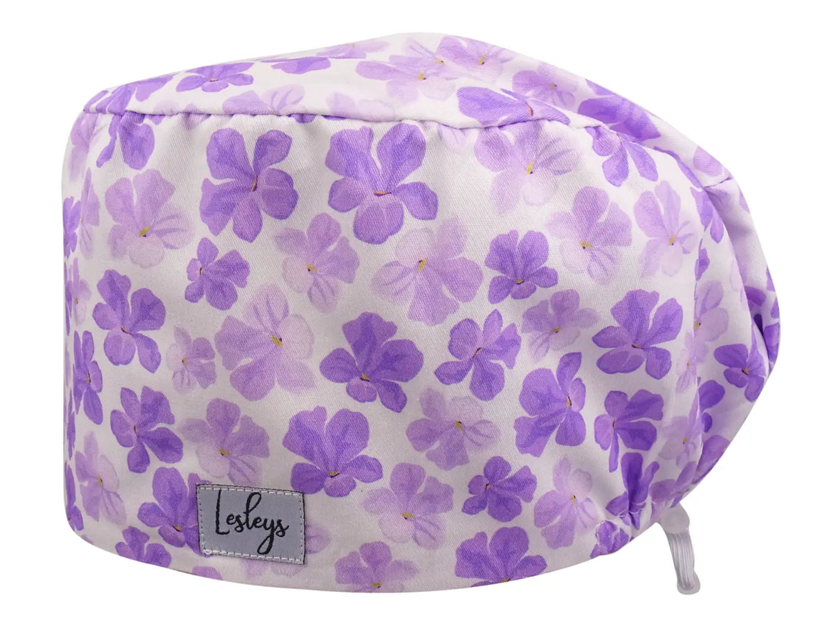 surgical-cap-comfort-violet-flower
