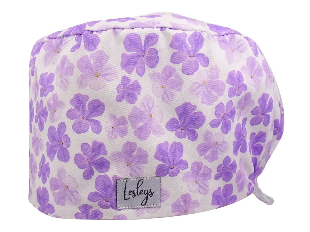 surgical-cap-comfort-violet-flower
