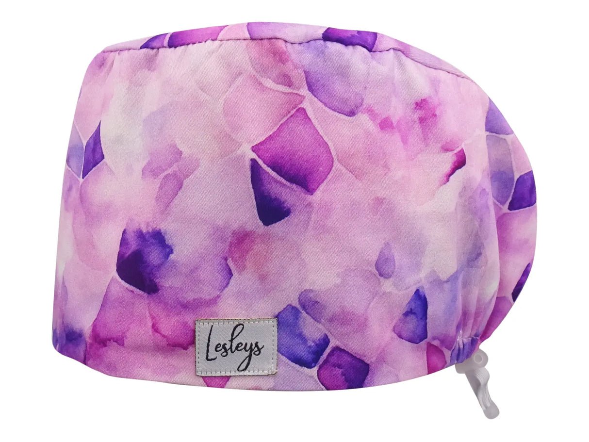 surgical-cap-comfort-pink-watercolor