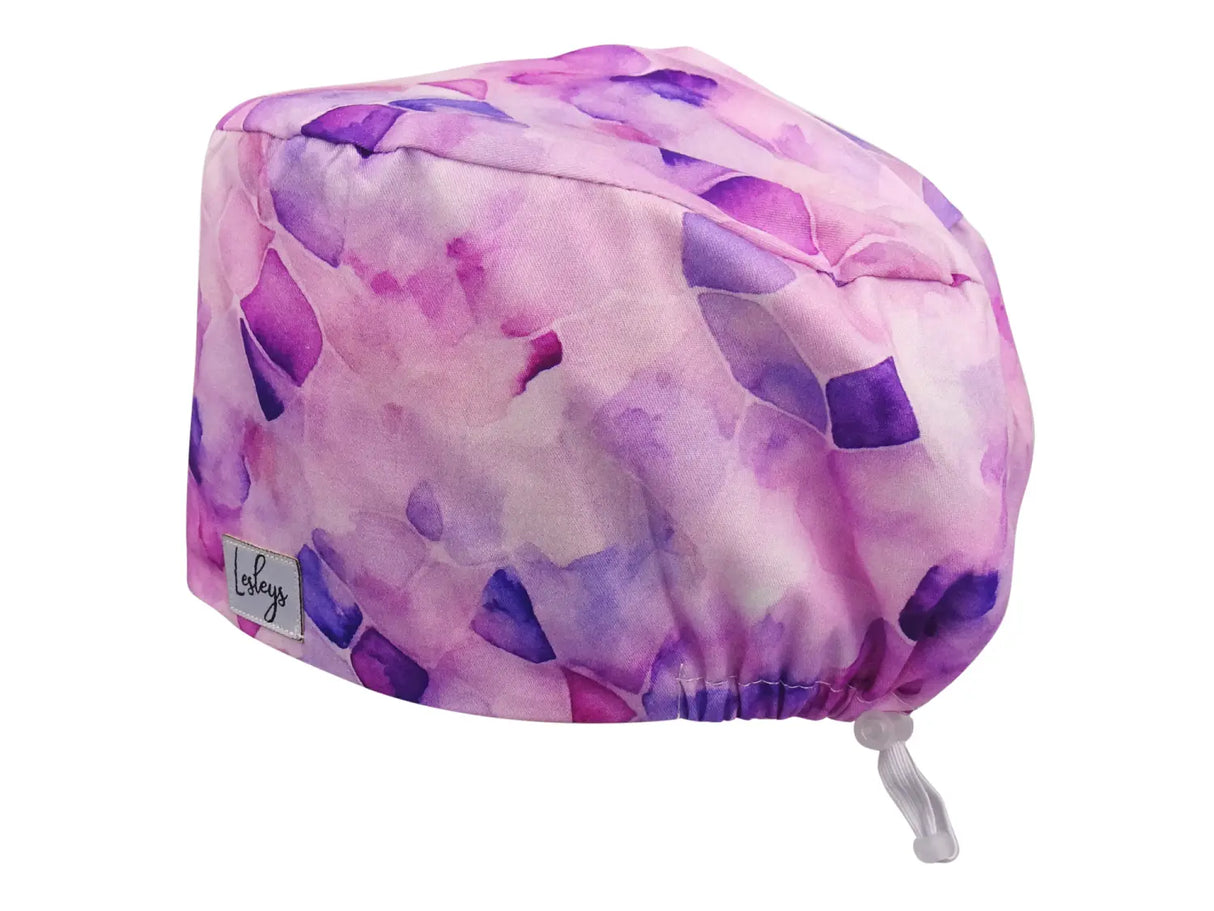 surgical-cap-comfort-pink-watercolor