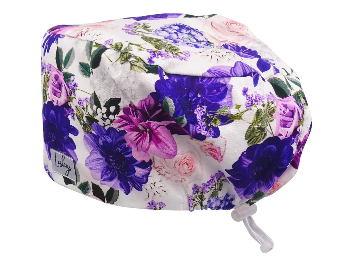 surgical-cap-comfort-flower-bouquet