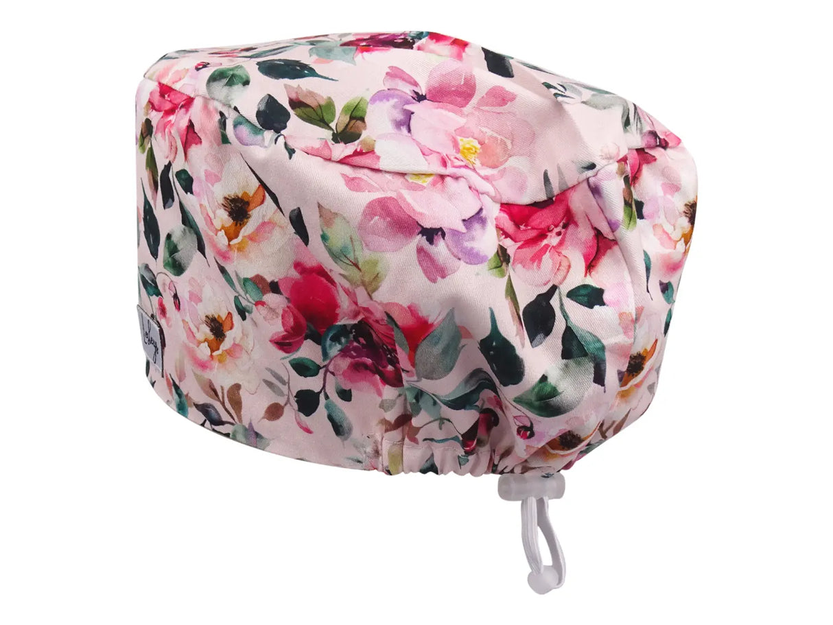 surgical-cap-comfort-elegant-flowers