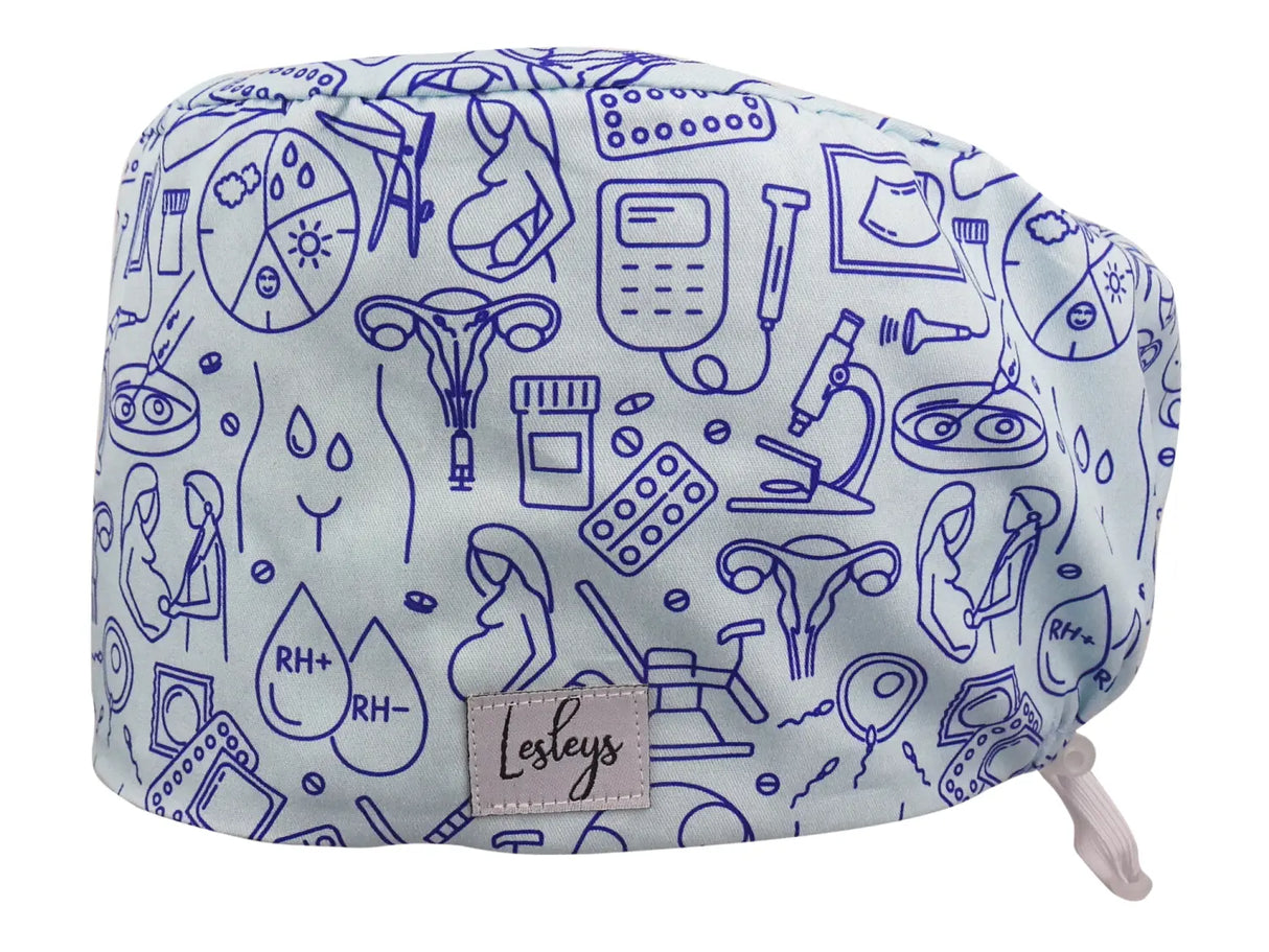 surgical-cap-comfort-obstetrics-blue