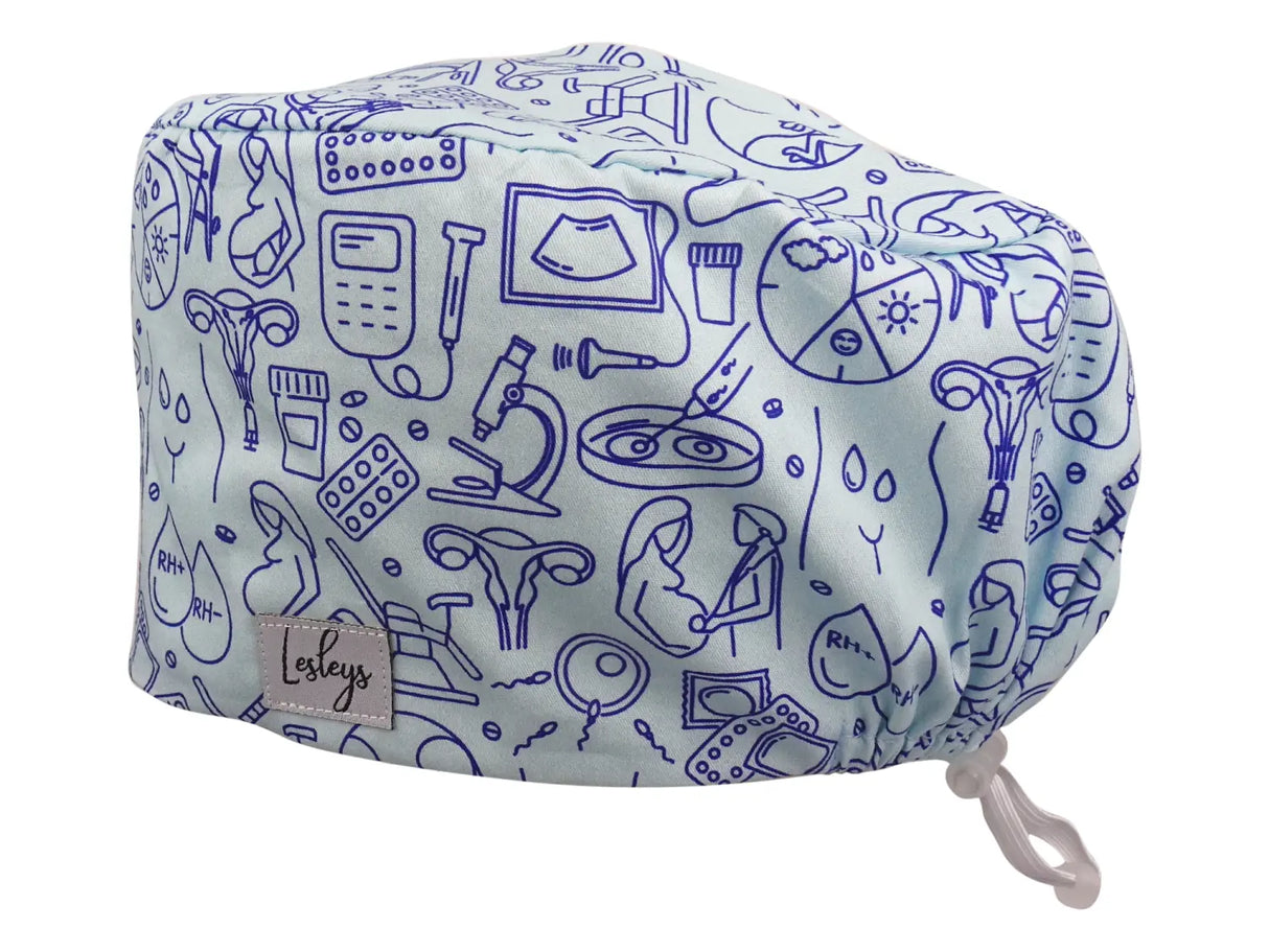 surgical-cap-comfort-obstetrics-blue