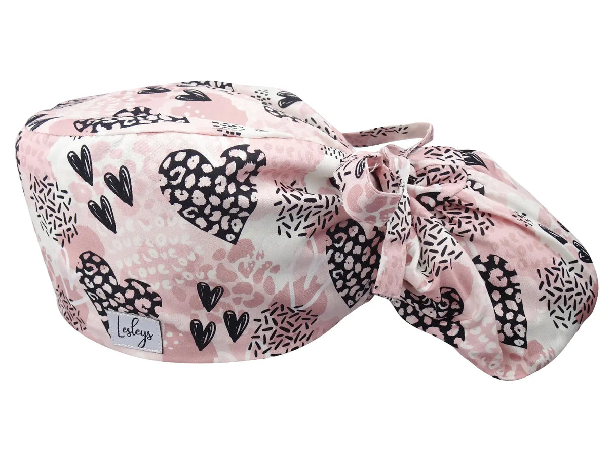 Cotton Scrub Cap - Calot de Bloc - Gorro Quirofano - Cuffia Chirurgica Ponytail Surgical Cap Hearty