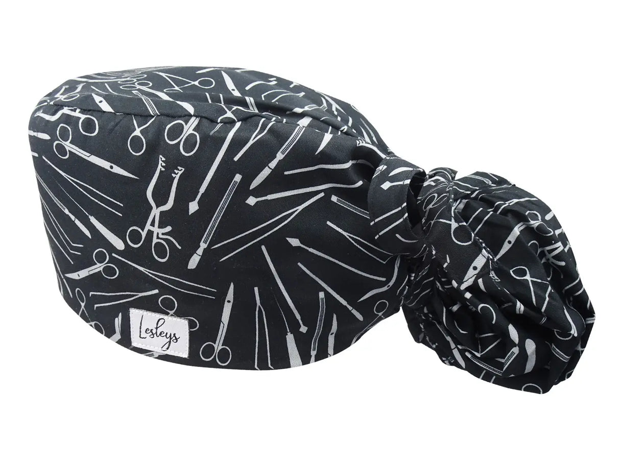 Cotton Scrub Cap - Calot de Bloc - Gorro Quirofano - Cuffia Chirurgica Ponytail Surgical Cap Medical Instruments