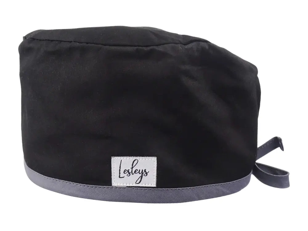 Slim Surgical Cap - Black