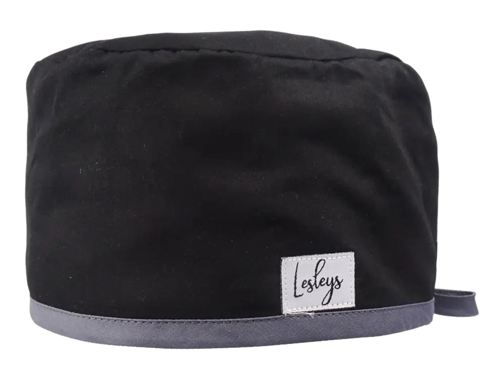 Slim Surgical Cap - Black