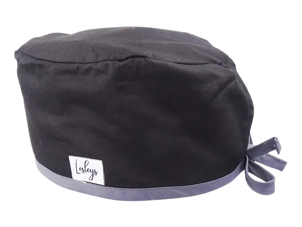 Slim Surgical Cap - Black