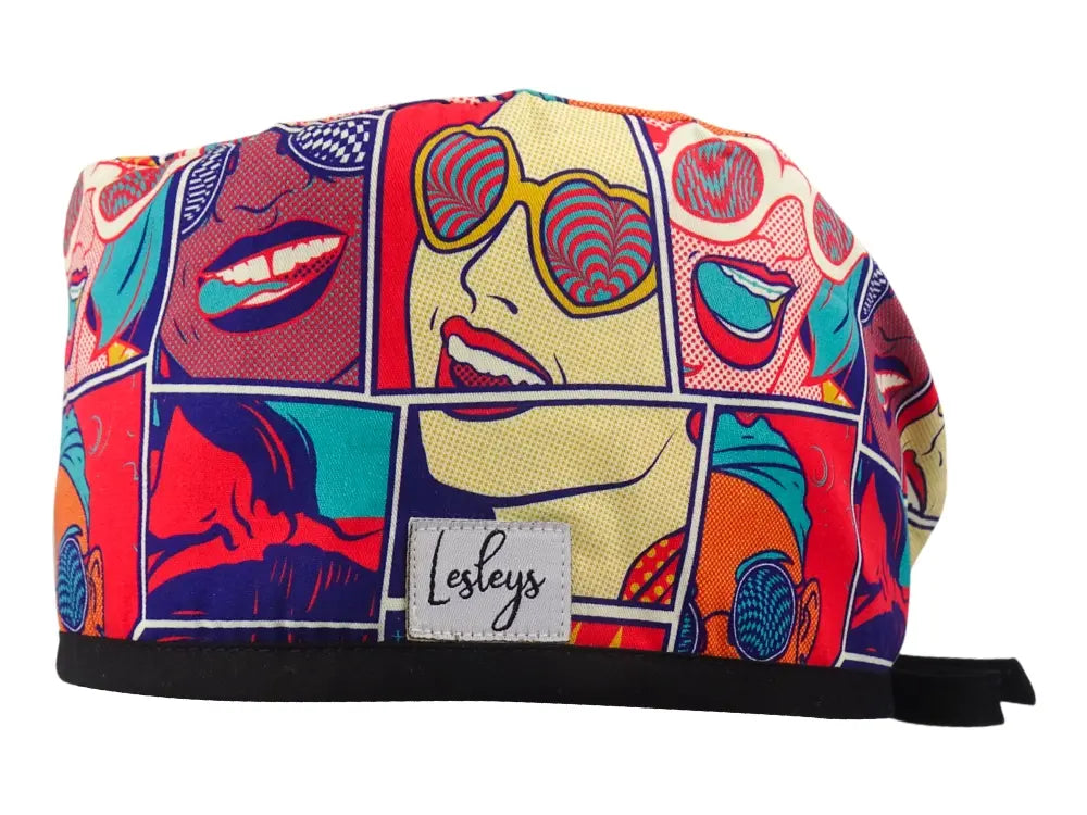 slim-surgical-cap-Comic-Book