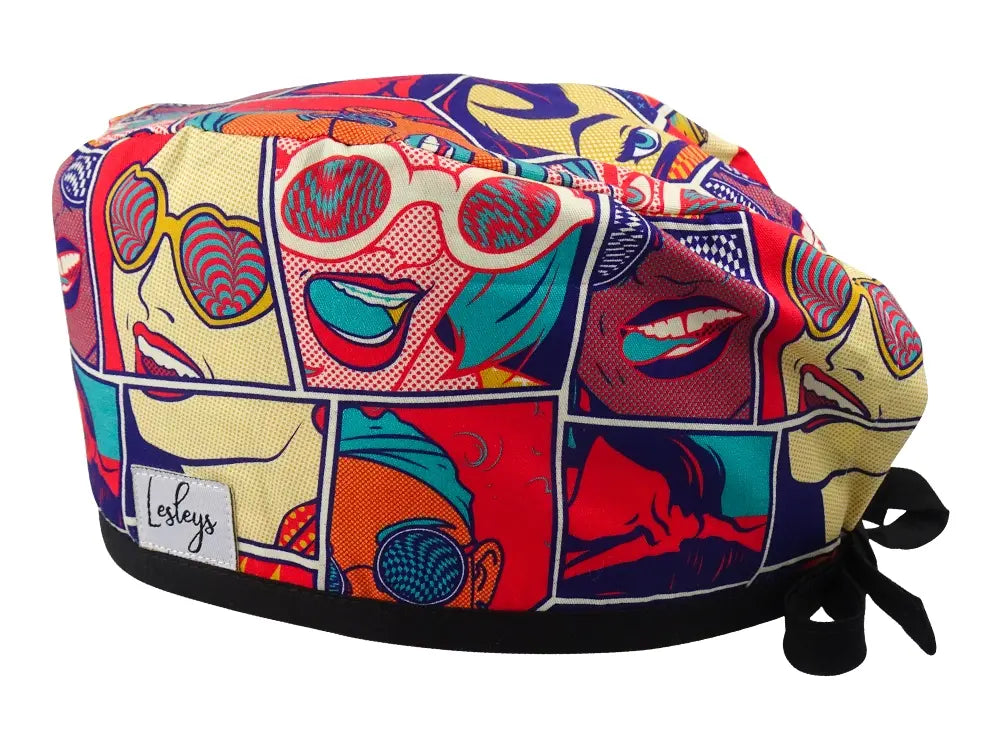 slim-surgical-cap-Comic-Book