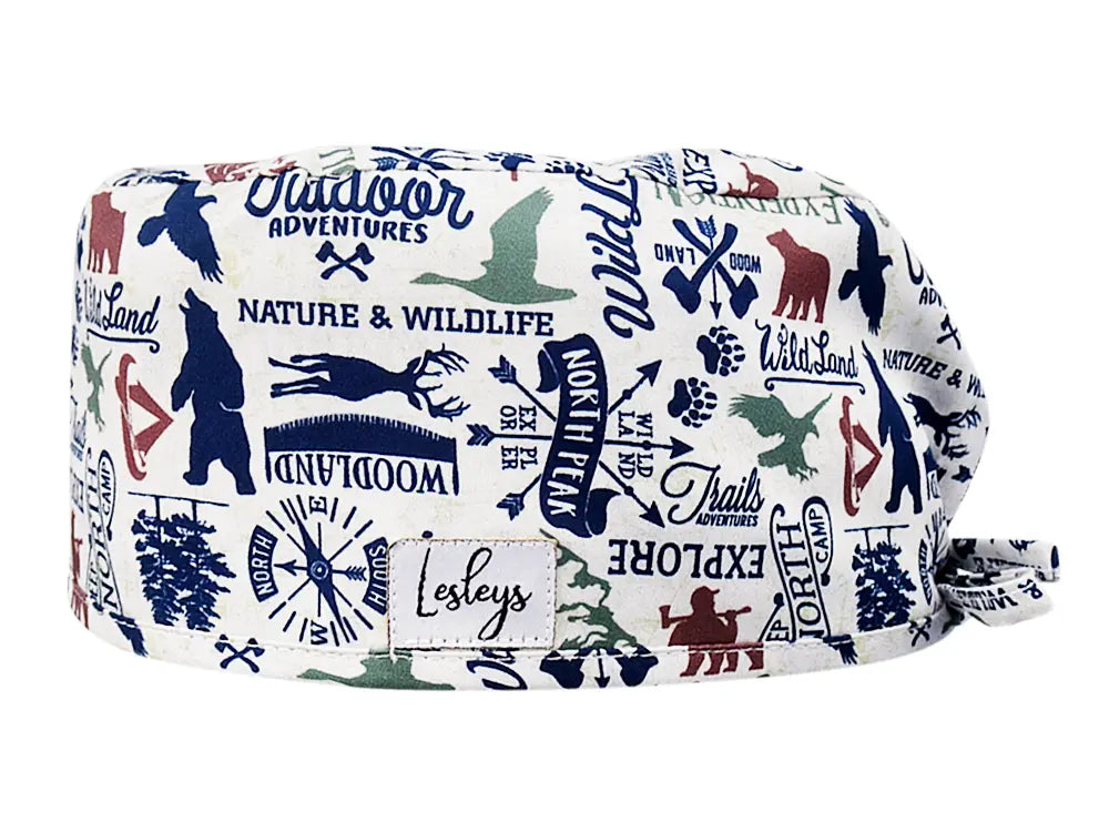 Cotton Scrub Cap - Calot de Bloc - Gorro Quirofano - Cuffia Chirurgica - Outdoor