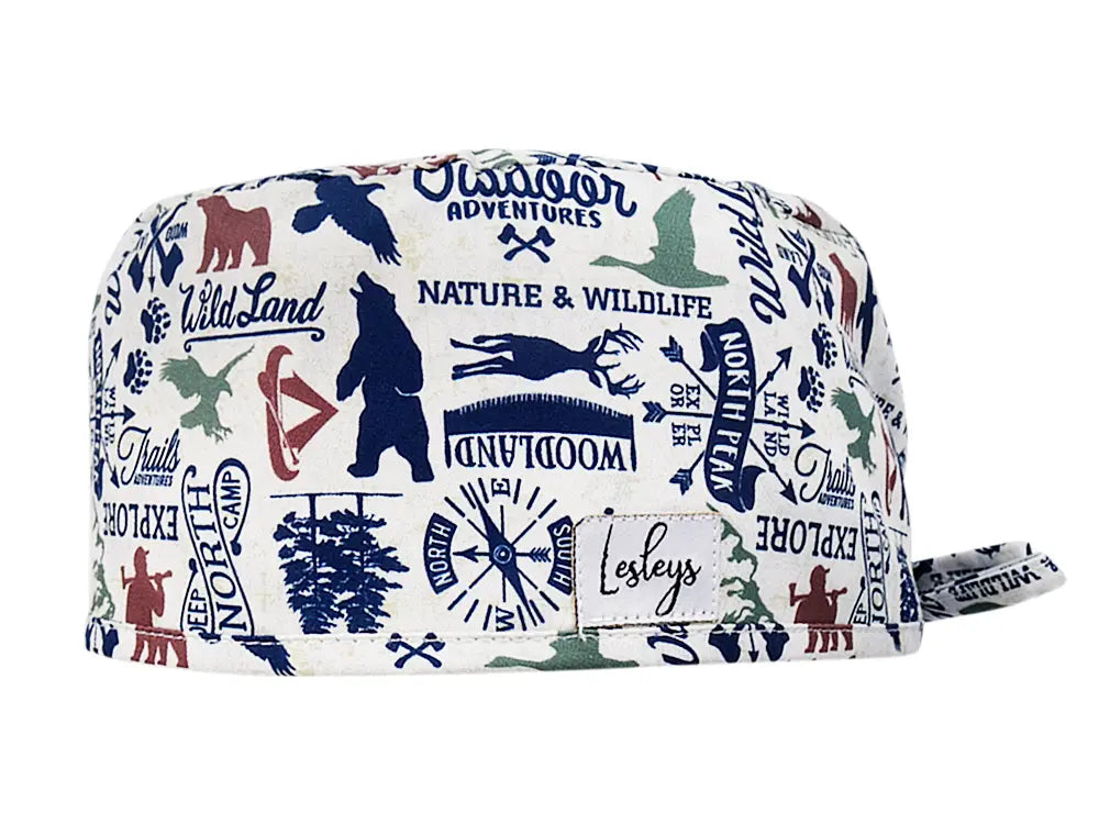 Cotton Scrub Cap - Calot de Bloc - Gorro Quirofano - Cuffia Chirurgica - Outdoor