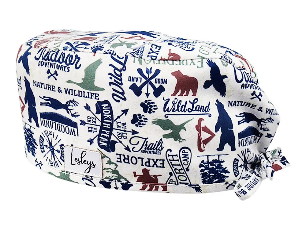 Cotton Scrub Cap - Calot de Bloc - Gorro Quirofano - Cuffia Chirurgica - Outdoor