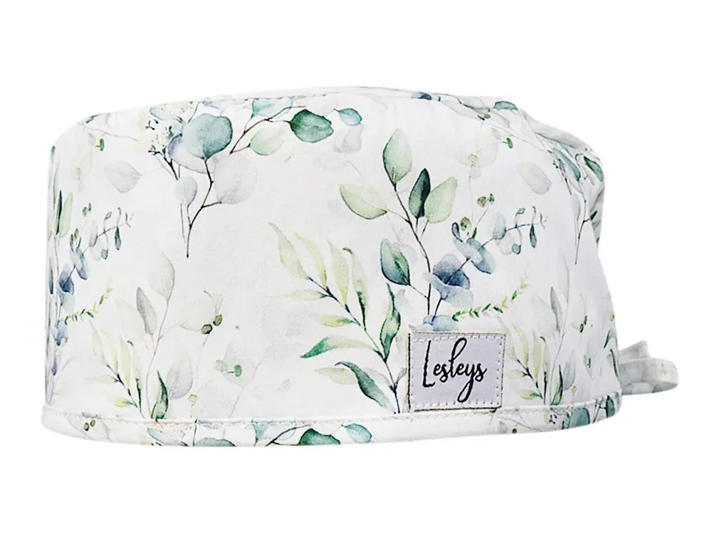 Cotton Scrub Cap - Calot de Bloc - Gorro Quirofano - Cuffia Chirurgica - Eucalyptus