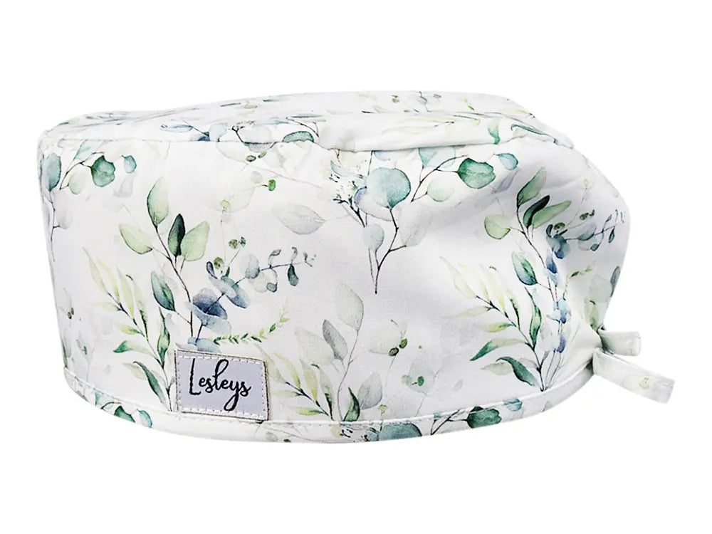 Cotton Scrub Cap - Calot de Bloc - Gorro Quirofano - Cuffia Chirurgica - Eucalyptus