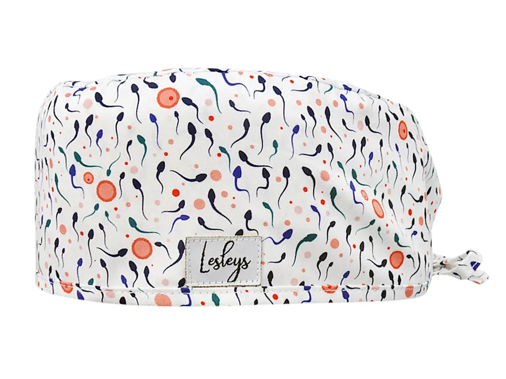 Cotton Scrub Cap - Calot de Bloc - Gorro Quirofano - Cuffia Chirurgica - Sperm Cells