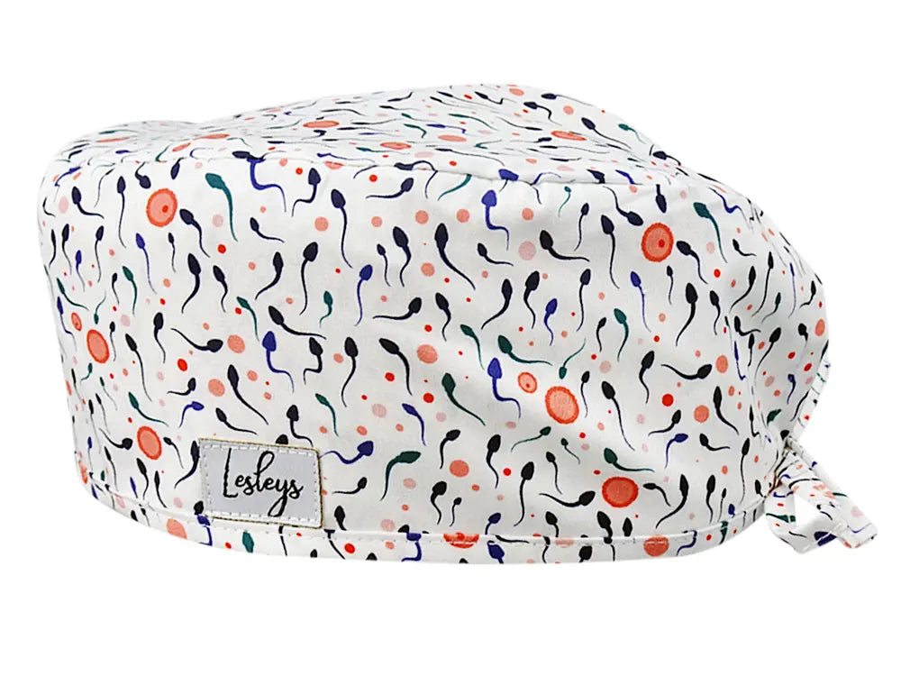 Cotton Scrub Cap - Calot de Bloc - Gorro Quirofano - Cuffia Chirurgica - Sperm Cells