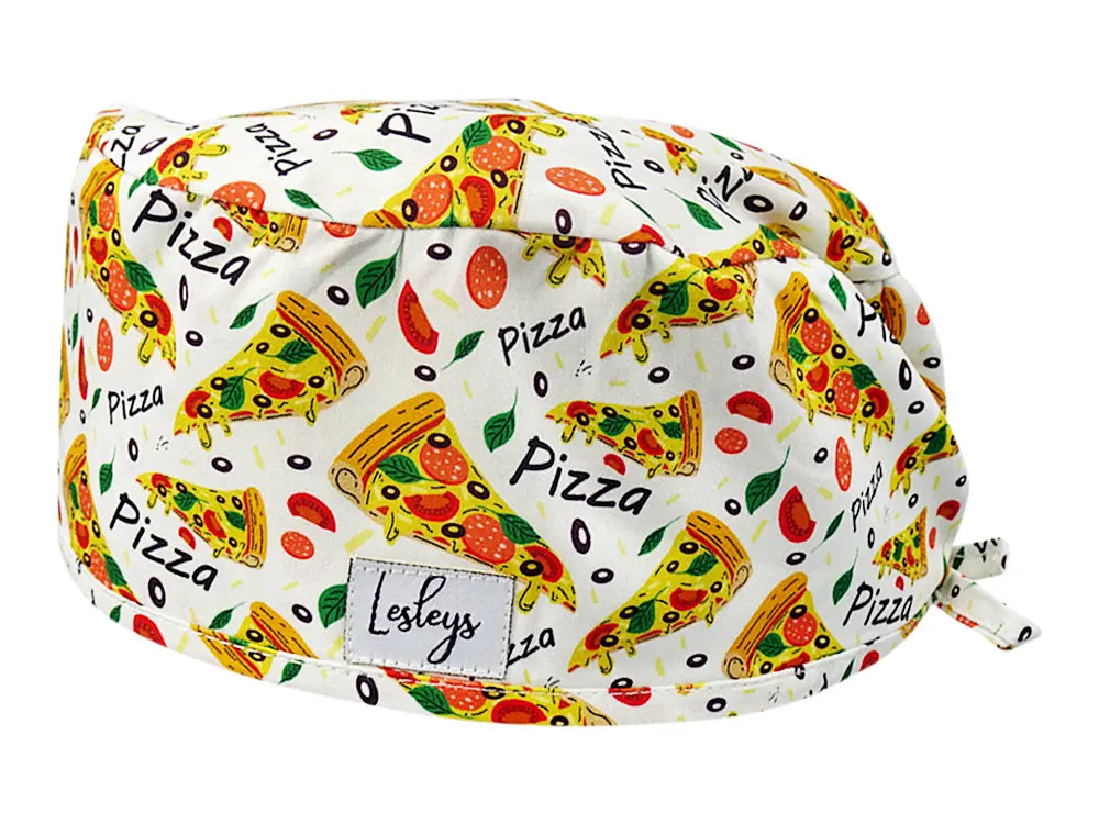Cotton Scrub Cap - Calot de Bloc - Gorro Quirofano - Cuffia Chirurgica - Pizza