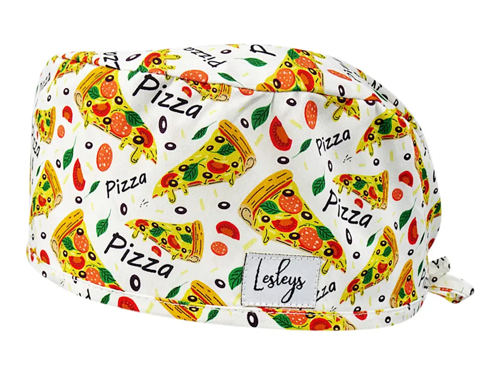 Cotton Scrub Cap - Calot de Bloc - Gorro Quirofano - Cuffia Chirurgica - Pizza