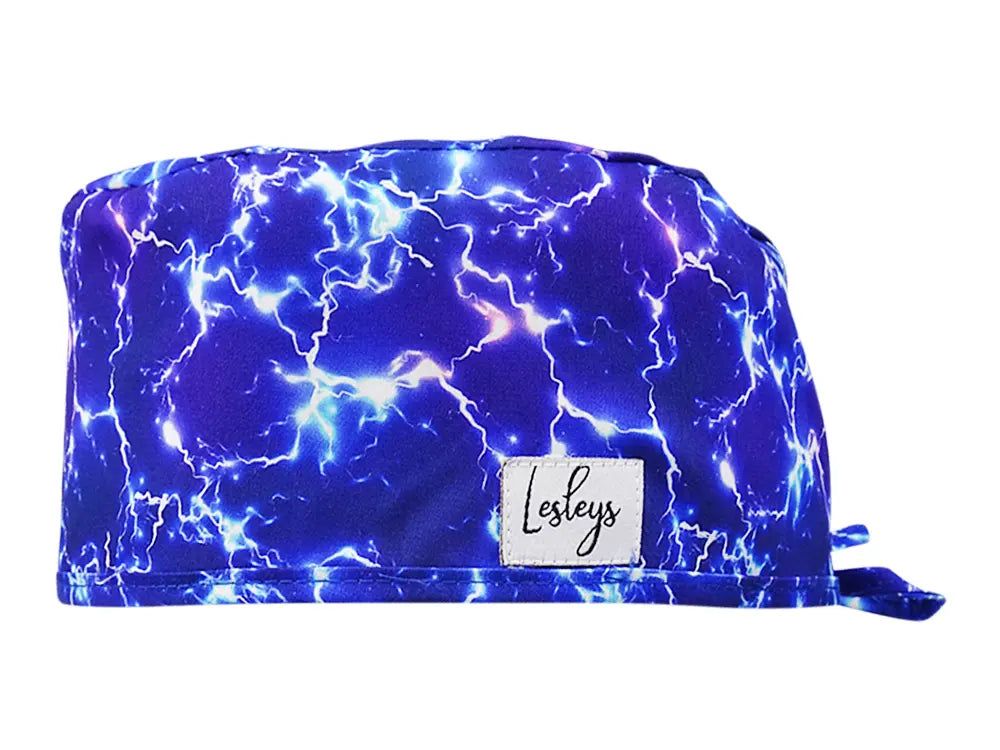 Cotton Scrub Cap - Calot de Bloc - Gorro Quirofano - Cuffia Chirurgica - Lightning