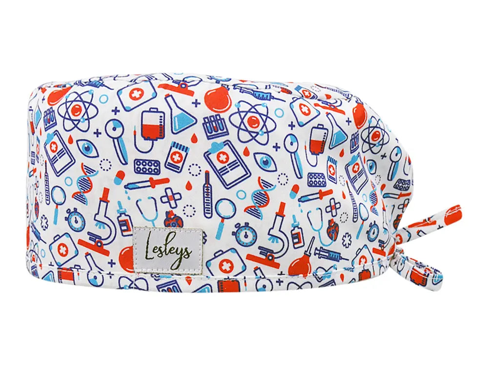 Cotton Scrub Cap - Calot de Bloc - Gorro Quirofano - Cuffia Chirurgica - Medical Lab