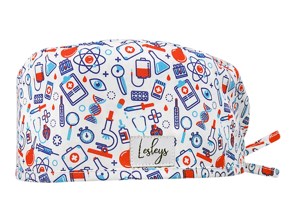 Cotton Scrub Cap - Calot de Bloc - Gorro Quirofano - Cuffia Chirurgica - Medical Lab