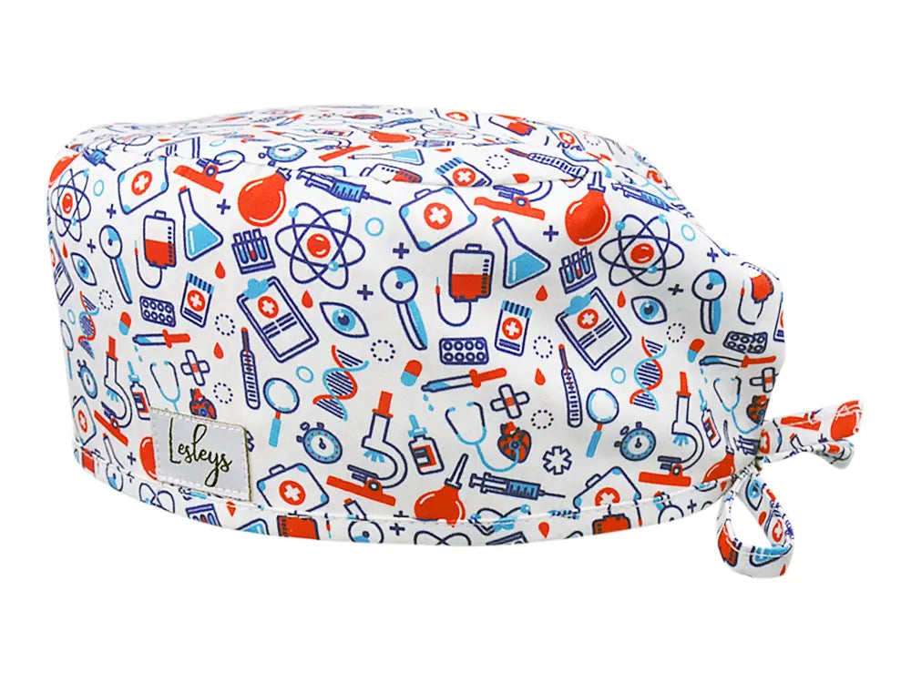 Cotton Scrub Cap - Calot de Bloc - Gorro Quirofano - Cuffia Chirurgica - Medical Lab