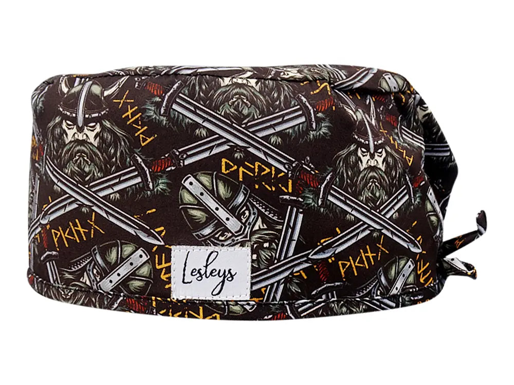 Cotton Scrub Cap - Calot de Bloc - Gorro Quirofano - Cuffia Chirurgica - Vikings