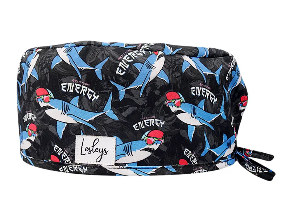 Cotton Scrub Cap - Calot de Bloc - Gorro Quirofano - Cuffia Chirurgica - Need more Energy