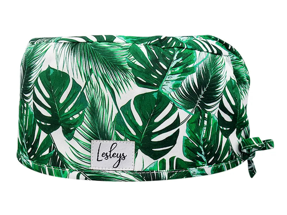 Cotton Scrub Cap - Calot de Bloc - Gorro Quirofano - Cuffia Chirurgica - Dense Palm