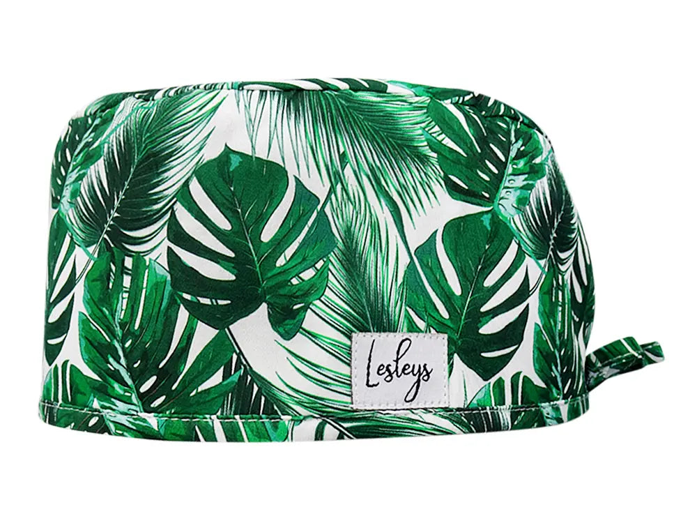 Cotton Scrub Cap - Calot de Bloc - Gorro Quirofano - Cuffia Chirurgica - Dense Palm