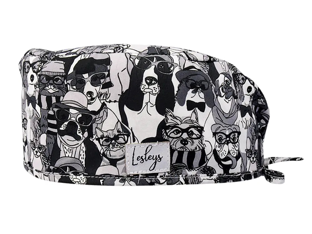 Cotton Scrub Cap - Calot de Bloc - Gorro Quirofano - Cuffia Chirurgica - Elegant Pets