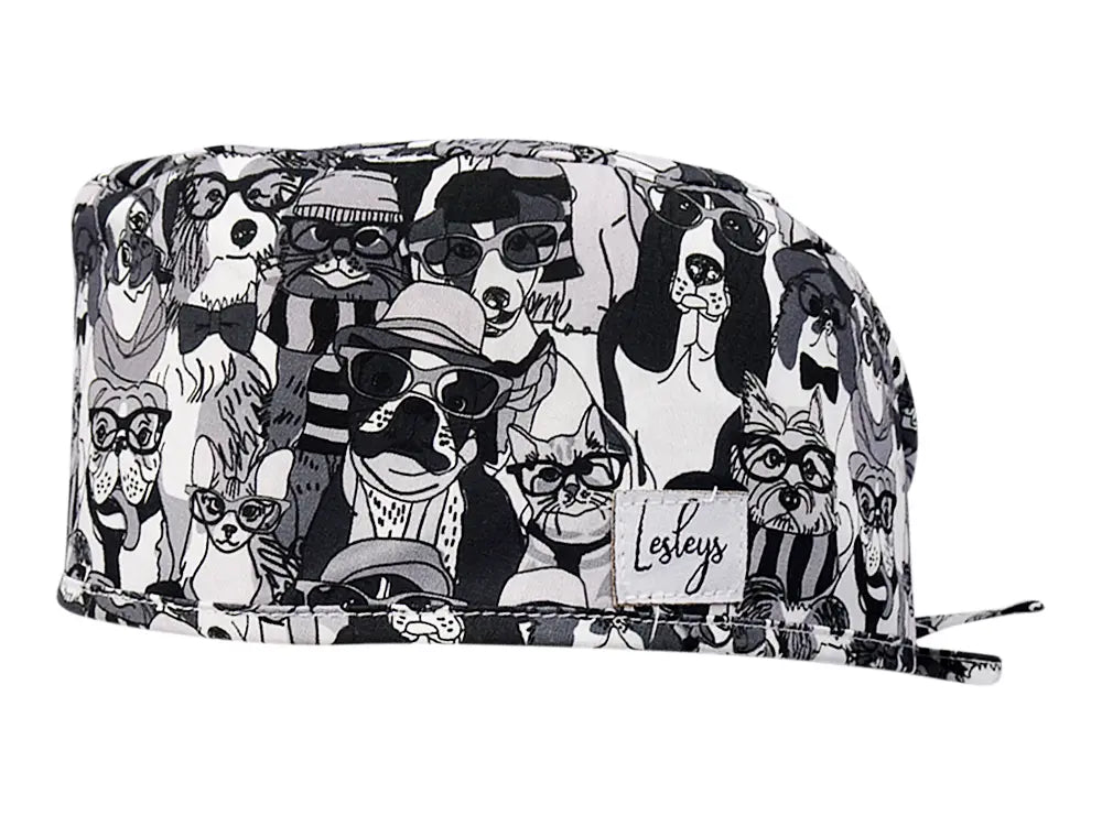 Cotton Scrub Cap - Calot de Bloc - Gorro Quirofano - Cuffia Chirurgica - Elegant Pets