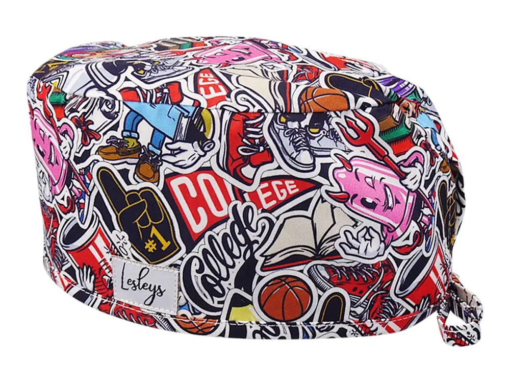 Cotton Scrub Cap - Calot de Bloc - Gorro Quirofano - Cuffia Chirurgica - College