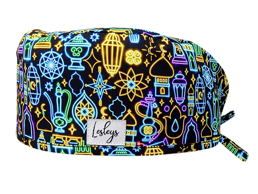 Cotton Scrub Cap - Calot de Bloc - Gorro Quirofano - Cuffia Chirurgica - Oriental